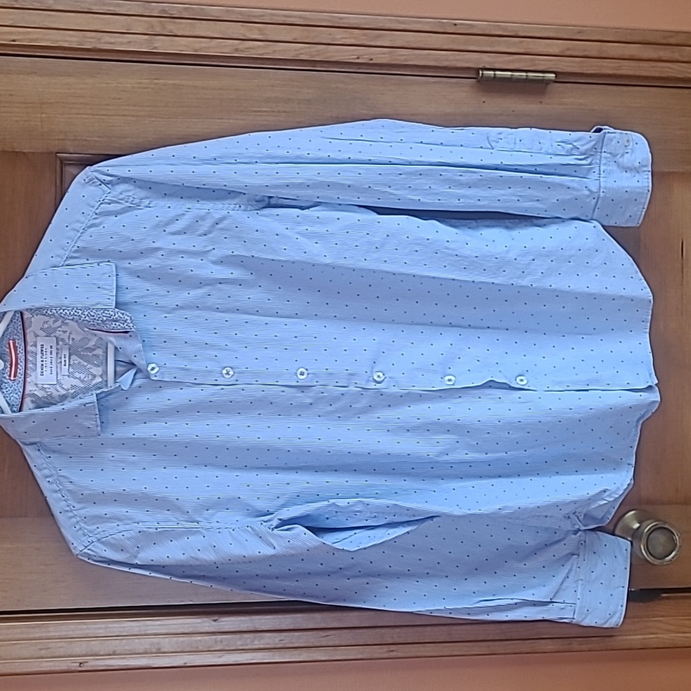 Denim & Flower Button Down